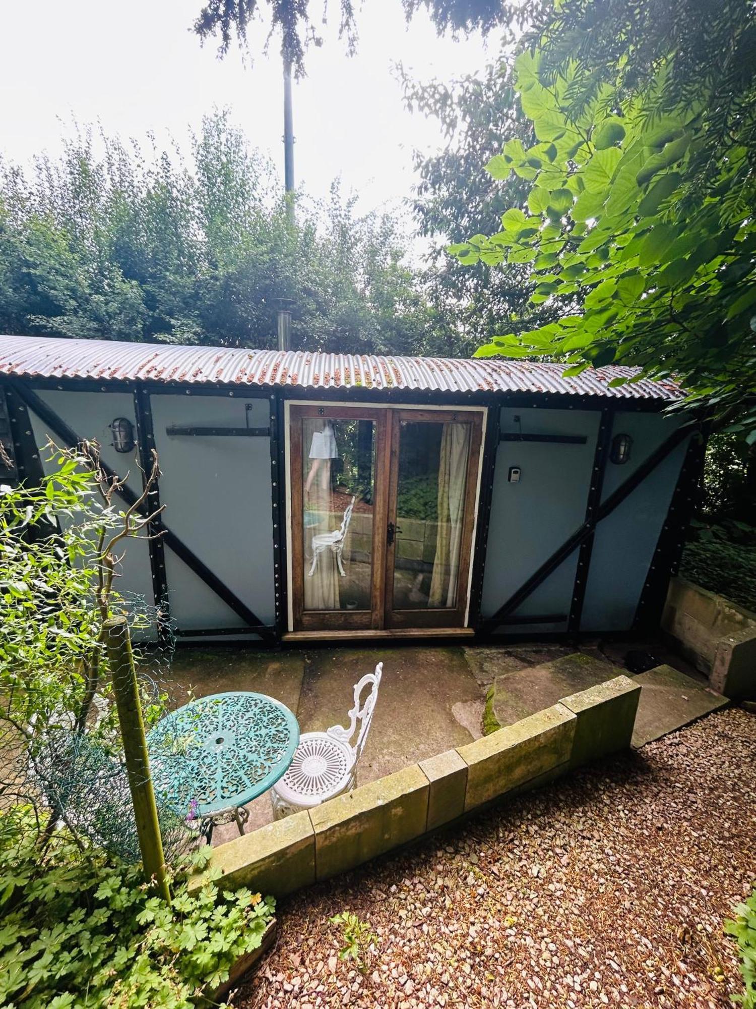 The Railway Carriage - Blue Villa Glasbury Exteriör bild